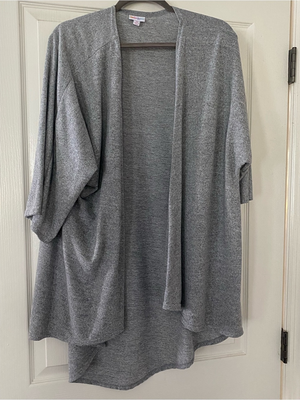 LuLaRoe Heather Gray Knit Top